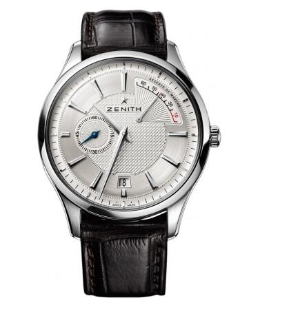Replica Watch Zenith Watch Captain Power Reserve 03.2120.685/02.C498 Steel - Leather Bracelet Replica Watch Zenith Watch Captain Power Reserve 03.2120.685/02.C498 Steel - Leather Bracelet